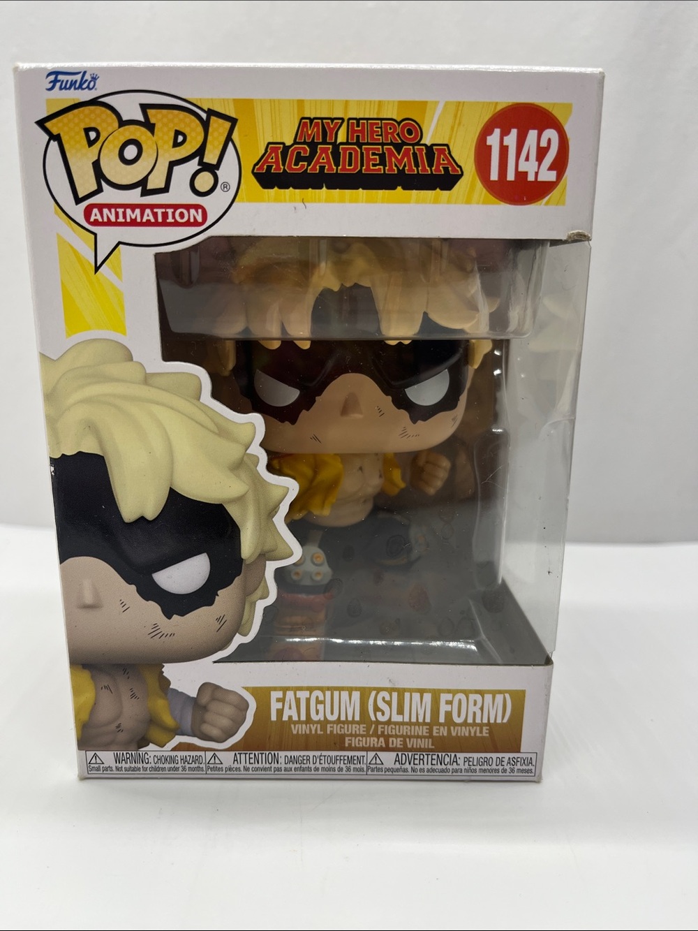 Funko Pop! My Hero Academia Fatgum (Slim Form) Yellow and Black Vinyl Figure